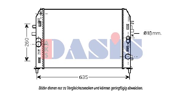 AKS DASIS Radiators, Motora dzesēšanas sistēma 110061N